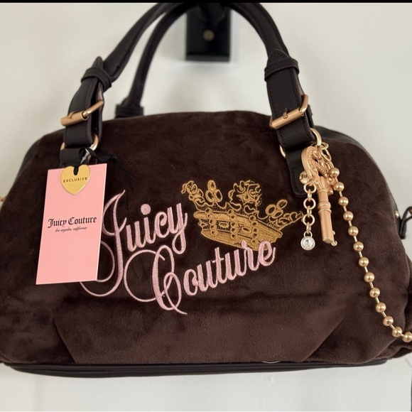 Juicy Couture Handbags - Juicy Couture- Chocolate on Chocolate The Key To Juicy Satchel